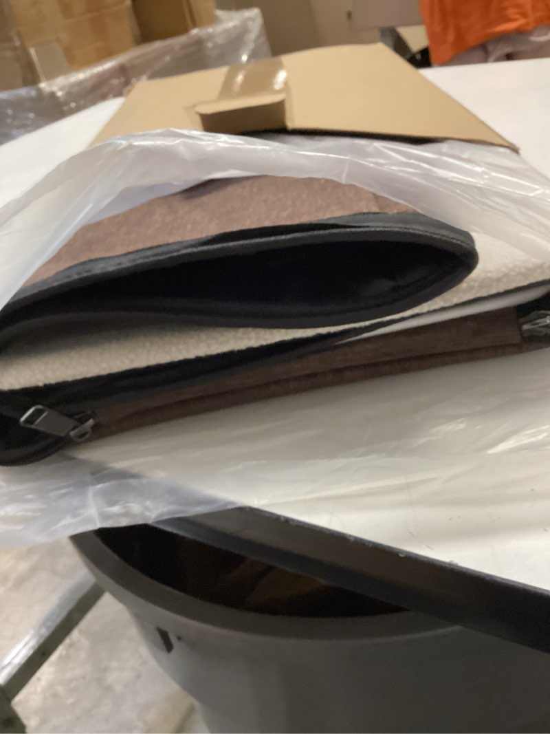 Condition photo showing Good Condition for gapzer pet carrier for large cat soft-sided animal traveling bag for medium cat up to 20lbs / washable small dog puppy 10 lbs crate case with privacy curtains for home outdoor travel mocha brown mocha brown 18.1"l x 11.8"w x 11.8"h