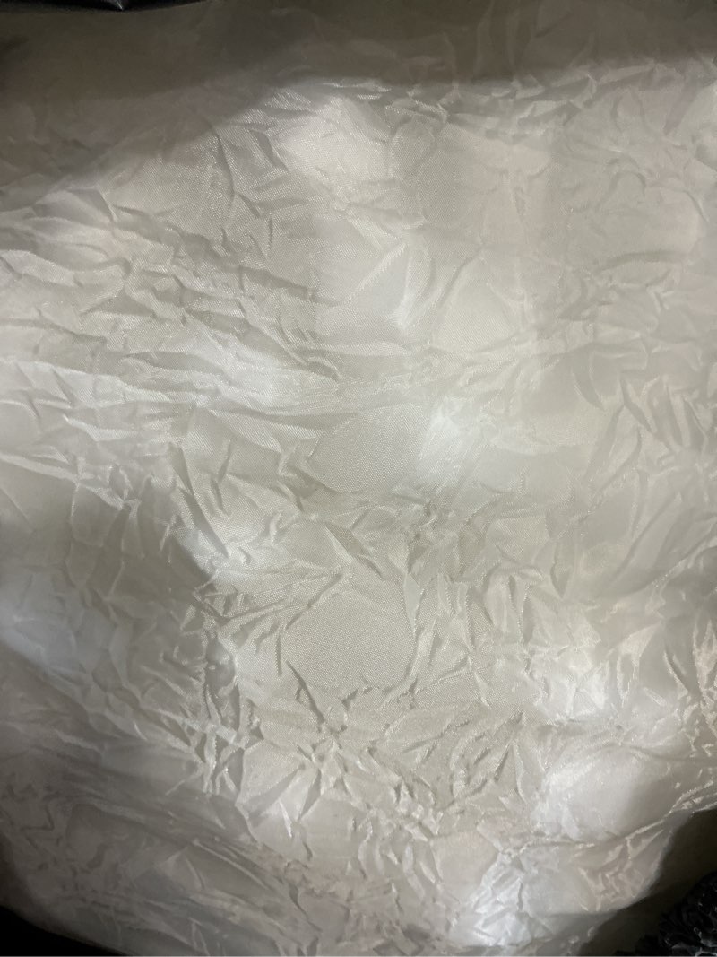 Condition photo showing As Is for BOXIN 5lbs Shredded Memory Foam Filling for Bean Bag Filler, Soft and Convenient Pillow Stuffing Foam for Couch Cushion, Dog Bed, Chair, Arts & Crafts, Added Gel Particles 5LBS White