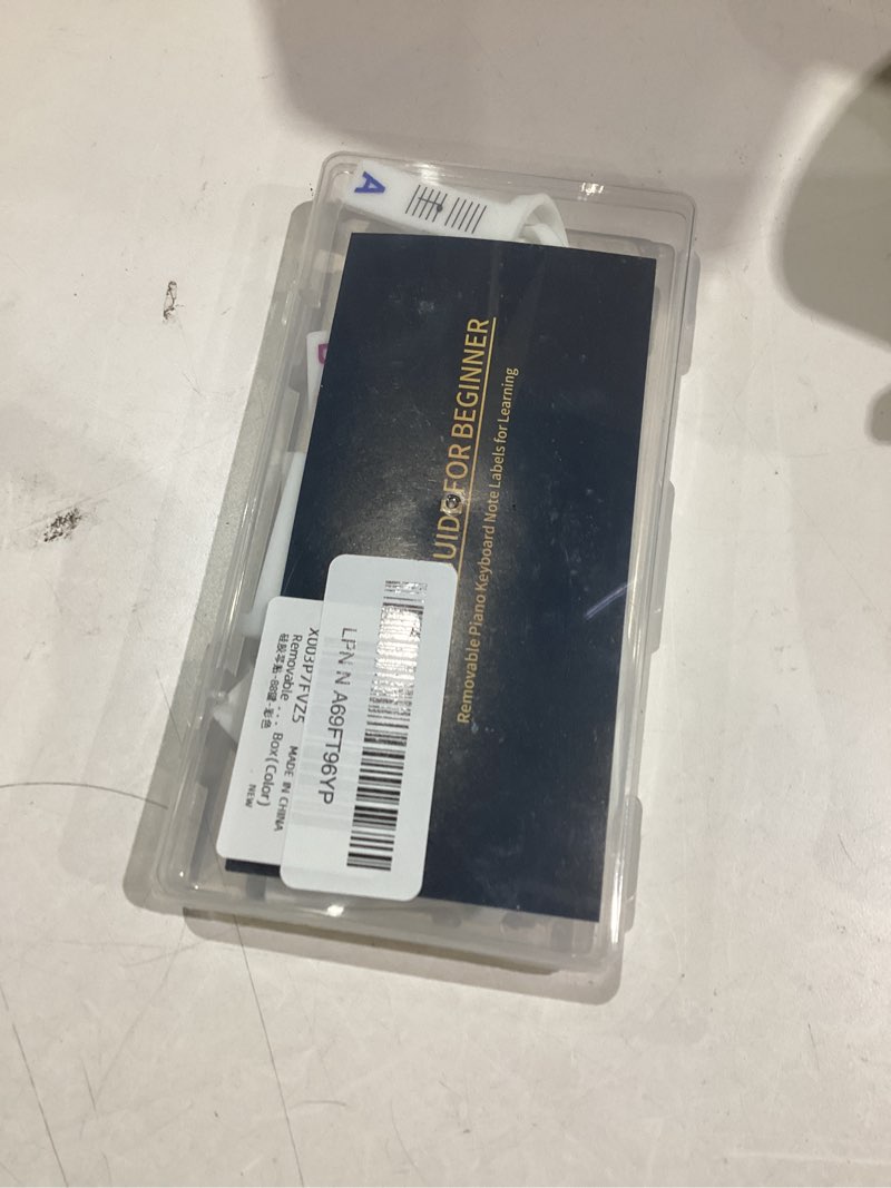 Condition photo showing Good Condition for Removable Piano Key Stickers Note Labels for 88 Key Full Size GICUNK Silicone Reusable Piano Keyboard Stickers for Beginners Comes with Box(Color) silicone-color-88key
