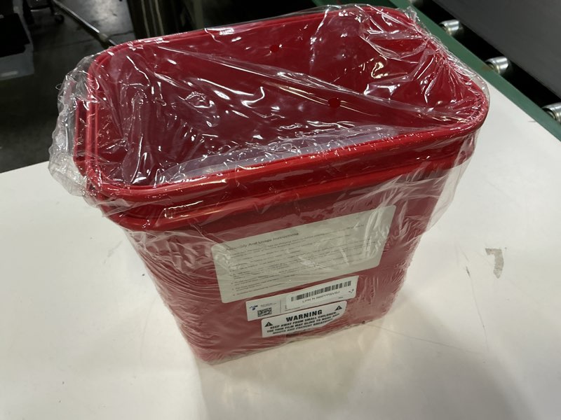 Condition photo showing Good Condition for alcedo sharps container for home use 2 gallon (2-pack) | biohazard needle and syringe disposal | professional medical grade 2 gallon 2