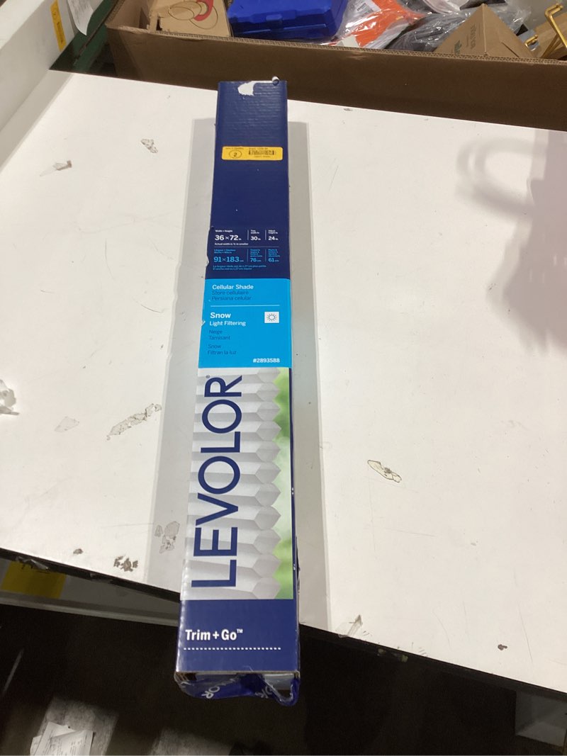 Condition photo showing As Is for kobalt 4-ft 6000 lumens black led flush mount garage shop light