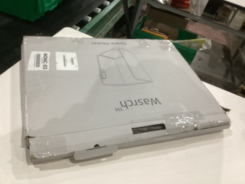 Condition photo showing Good Condition for Portable Space Heater for Office & Home, Safe for Legs, Ankles, Foldable Silent and Energy Efficient With Thermostat & Timer and Auto Shut Off