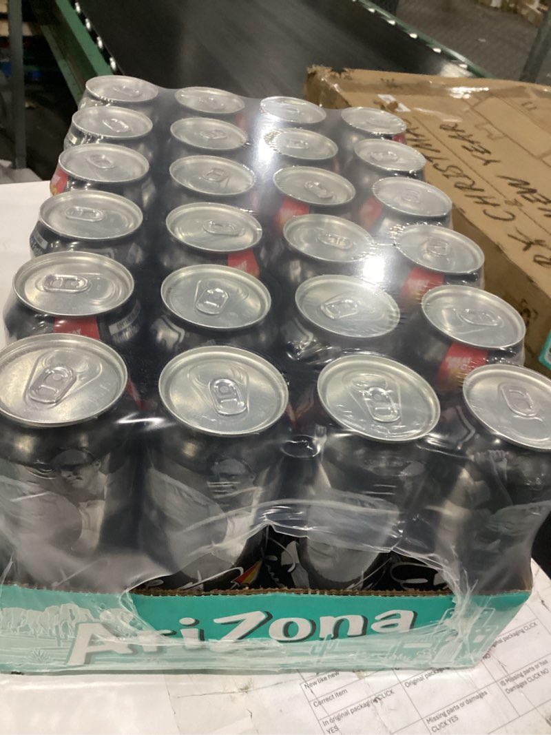 Condition photo showing Good Condition for arizona 27 count 12 fl oz half and half lemonade tea expiration march 2027