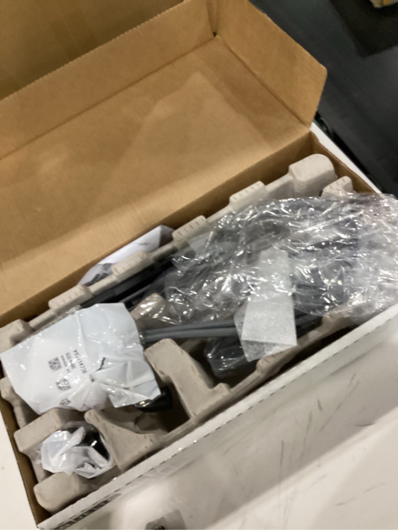 Condition photo showing New/Like New for Delta Nicoli Matte Black Bathroom Faucet 1 Hole, Single Hole Bathroom Sink Faucet for Vanity, Push-Pop Drain Assembly, Matte Black 15849LF-BL Matte Black Standard Spout