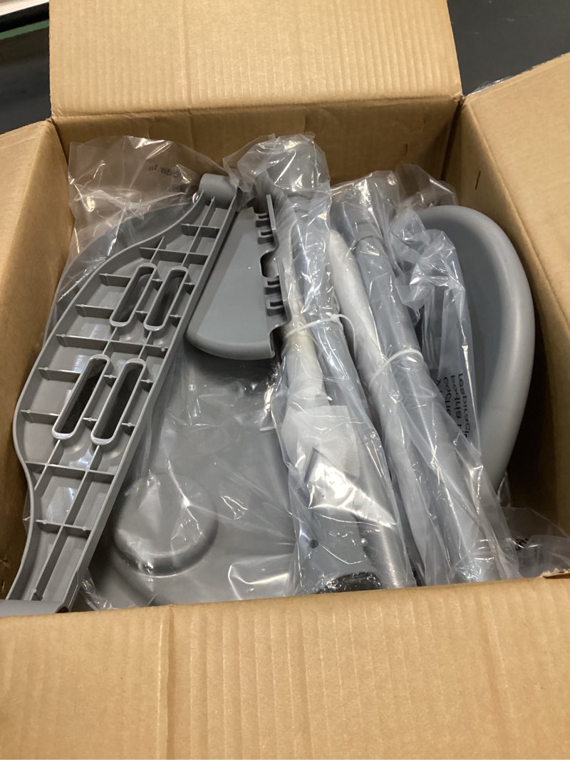 Condition photo showing Good Condition for Cosco Kids Canteen High Chair Lightweight Portable Baby Feeding Chair with Adjustable Tray, Easy to Clean, Kitchen or Dining Use, Toddlers Up to 33 lbs, Mono Grey