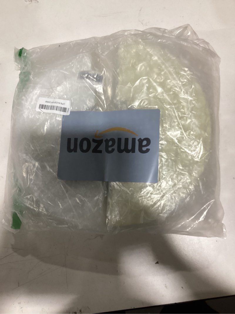 Condition photo showing Good Condition for Uenhoy Split Lighting Ceiling Medallions for Light Fixtures and Ceiling Fans, 12" OD x 4" ID Round Ceiling Cover Plate, PU Ceiling Fan Medallion, White Split Type, 1Pc White, 12" x 4", Pattern B