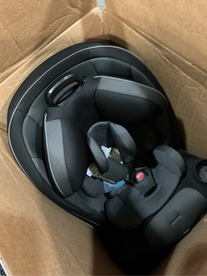 Condition photo showing Good Condition for safety 1st grow and go all-in-one slim convertible car seat, rear facing, 5-40 lbs, forward facing (30–65 lbs), high back booster seat 40-100 pounds, black phantom black phantom original
