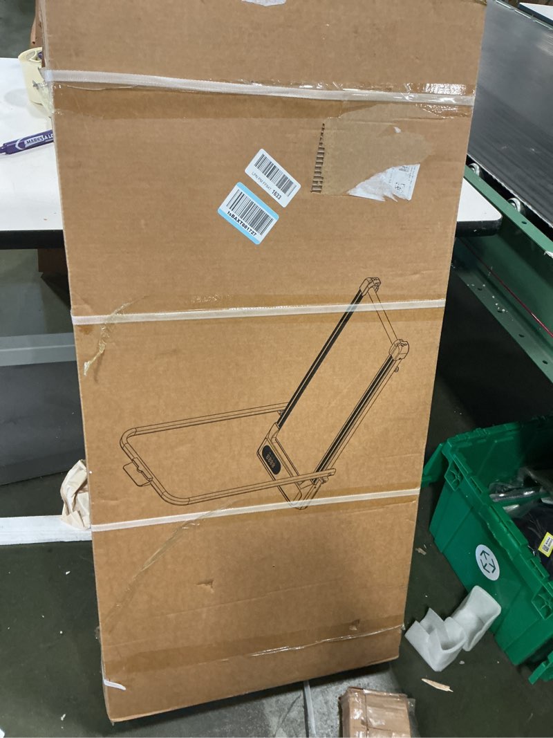 Condition photo showing New/Like New for Walking Pad Treadmill with Handle Bar for Home Office,3.0HP Low Noise Portable Folding Under Desk Treadmill with Remote Control,Jogging Running Machine,350 Lbs Capacity,LED Display