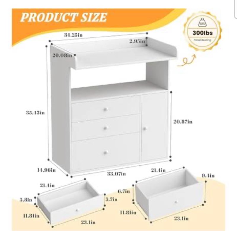 Brand new changing table - baby & kid stuff - by owner - household sale - craigslist