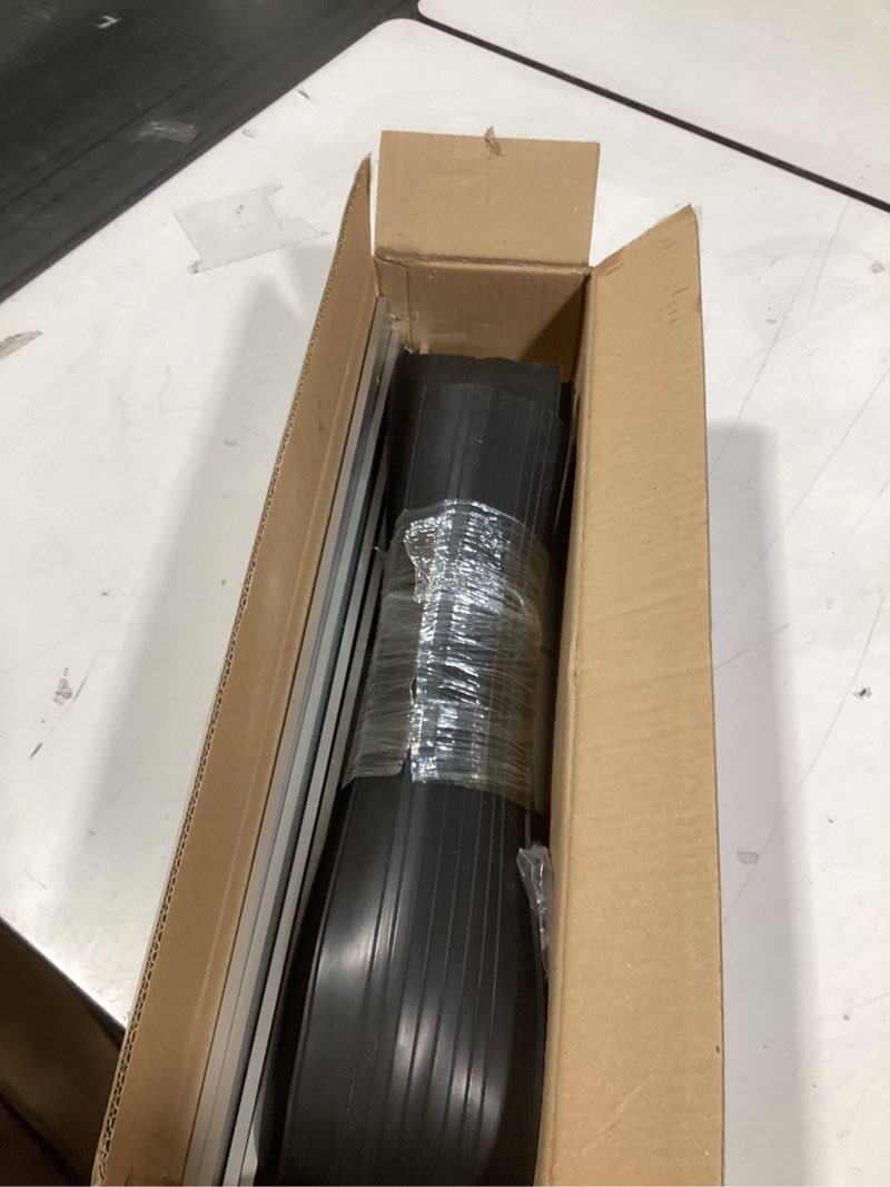 Condition photo showing New/Like New for 8 FT Garage Door Seals Bottom Rubber, Heavy Duty U+O Ring Garage Door Bottom Seal with Aluminium Track Retainer Kit, Universal Garage Door Weather Stripping for Home Garage Protection