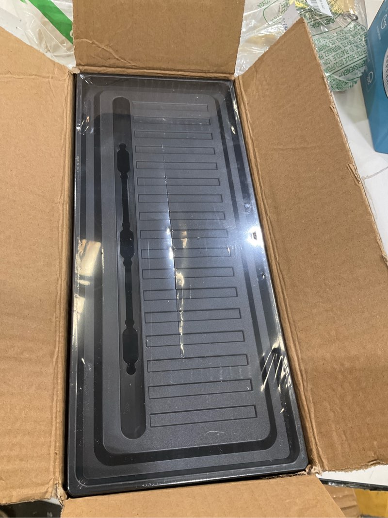 Condition photo showing New/Like New for cable box - [142pcs] cable management kit, medium cord hider box to conceal power strip holder on desk or floor, under desk cable management kit cable organizer box, tv cord organizer box, black black medium