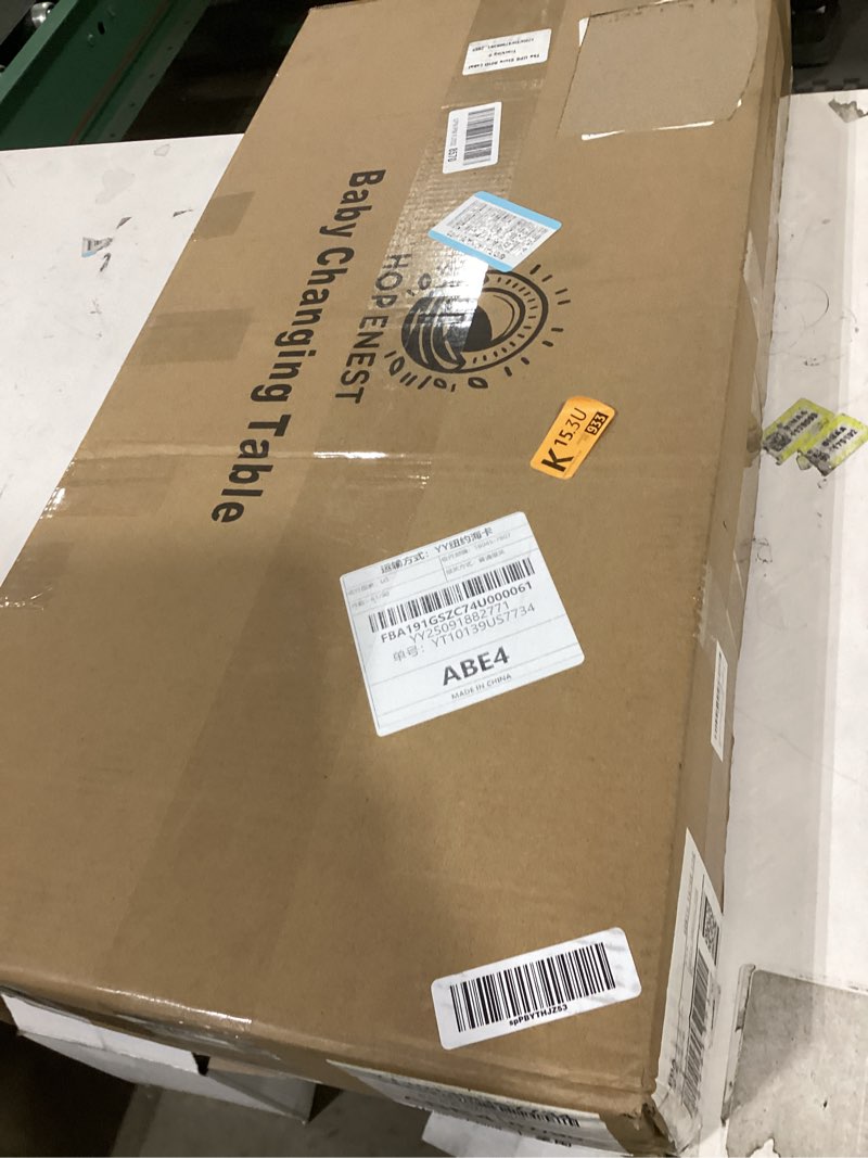 Portable Baby Changing Station with Adjustable Height - Foldable Diaper Table with Wheels,Waterproof