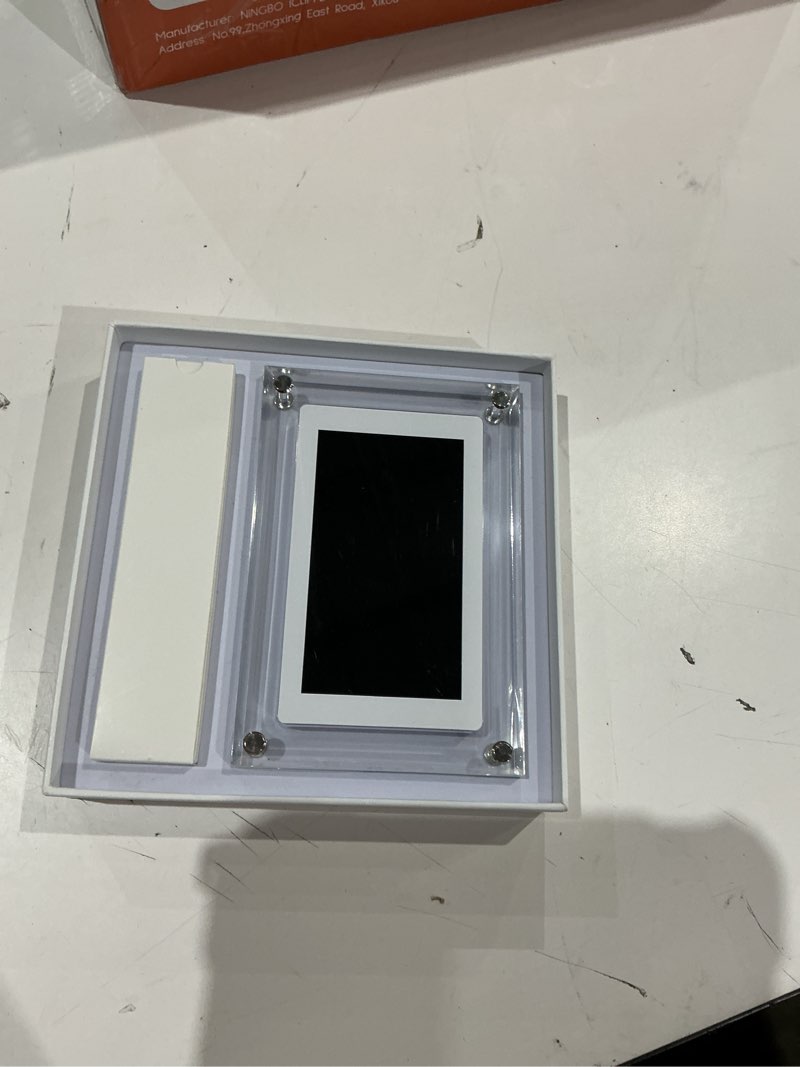 Condition photo showing Good Condition for inch acrylic video picture frame with 4gb memory, digital motion video loop player with sound, rechargeable desktop display for home decor,desk setup,pet memorial, no wifi needed