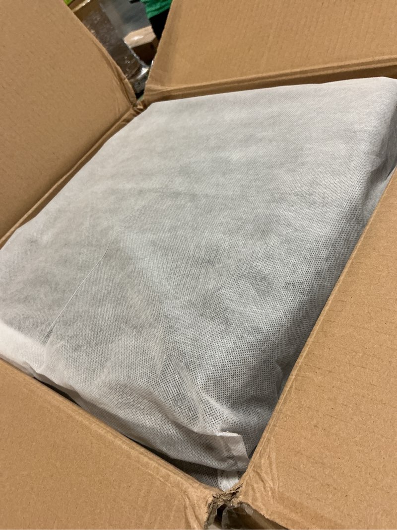 Condition photo showing Good Condition for simplihome rockwood cube storage ottoman with tray - 17" wide x 17" high upholstered vegan leather square storage ottoman in distressed black, contemporary ottoman for living room with serving tray