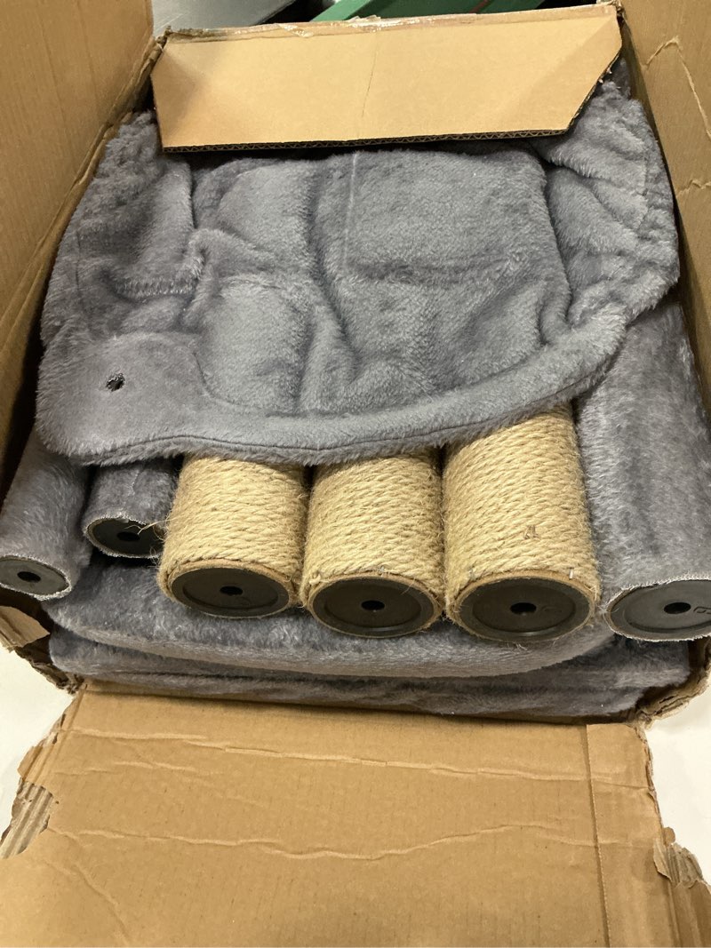 Condition photo showing Good Condition for ROYPET Fashion Design 43.3" Cat Trees with Cat Houses,Grey 43.3" Grey 1