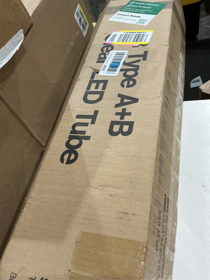 Condition photo showing Good Condition for sunco t8 led bulbs 4 foot, tube light bulbs ballast bypass, 48 inch fluorescent replacement, 2200 lm, 18w, 5000k daylight, single ended power, type b, frosted lens ul 5000k frosted