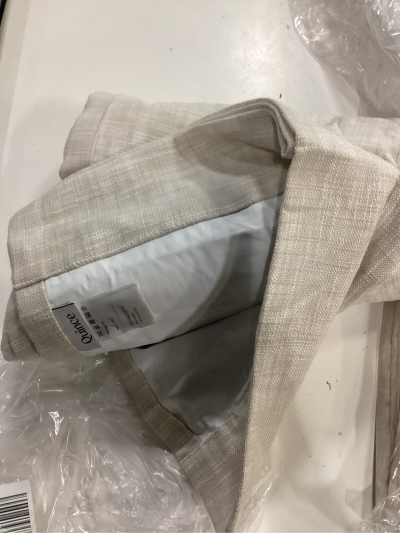 Condition photo showing Good Condition for quince textured cotton room darkening curtain single panel 48”x84”