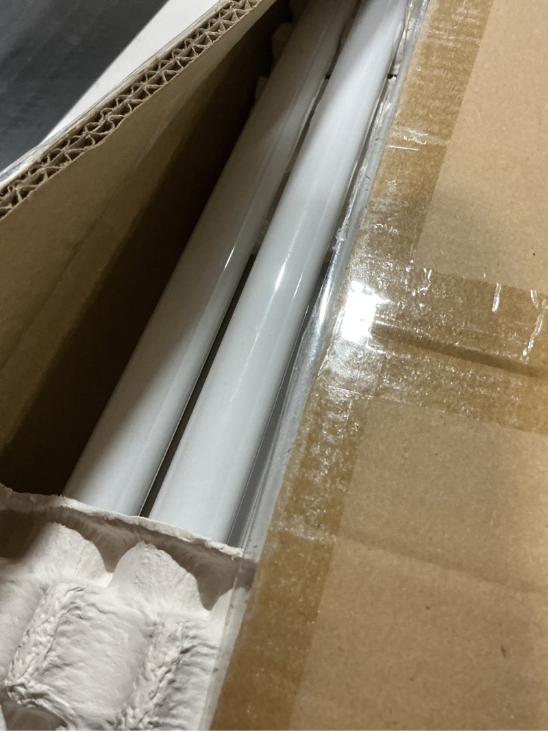 Condition photo showing As Is for 25 Pack F32T8/841 Fluorescent Tube 48 Inch, T8 Fluorescent Light Bulb 4 Foot 32 Watt 4100K Cool White 2600 Lumens G13 Base 25Pcs T8-32W 41000K