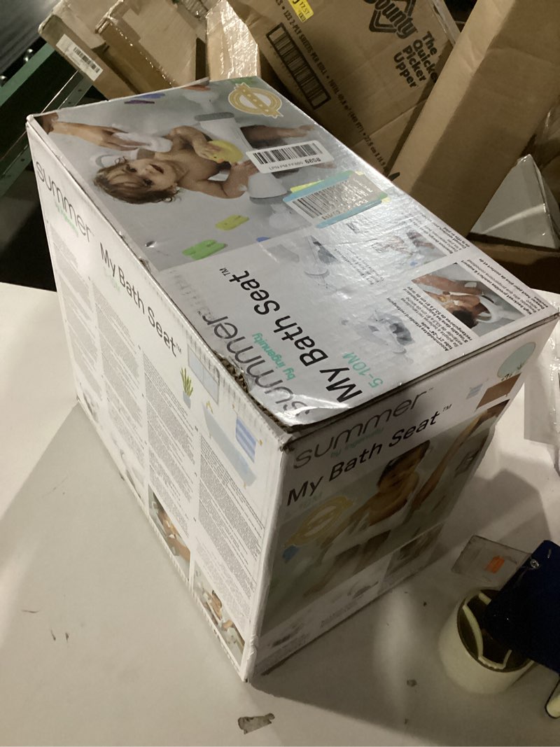 Condition photo showing New/Like New for Ingenuity My Bath Seat for Sit-Up Baby Bathing, Sure & Secure Suction Cups, ASTM Safety Tested & Approved, Backrest for Assisted Sitting, Easy Setup & Storage, Gray