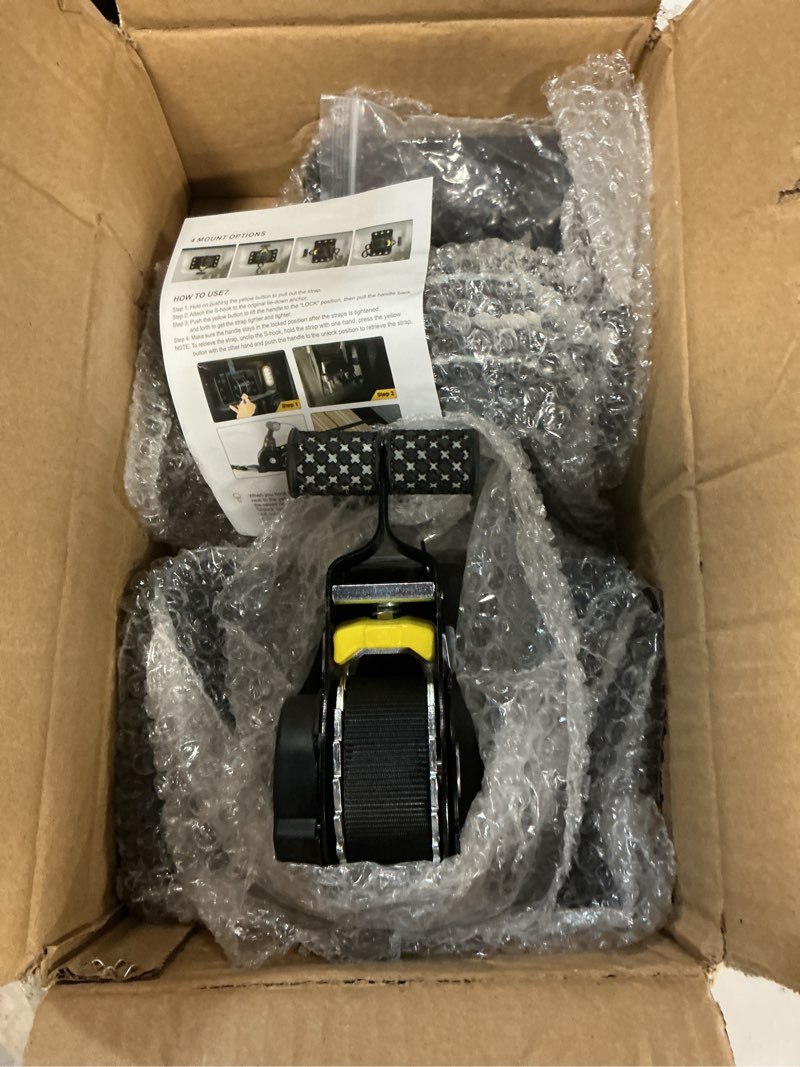 Condition photo showing Good Condition for 2pcs retractable tie down straps for 2015-2025 ford f150, retractable ratchet straps 10 ft self retracting tie down with boxlink plates mounted brackets bed mount heavy duty bolt on