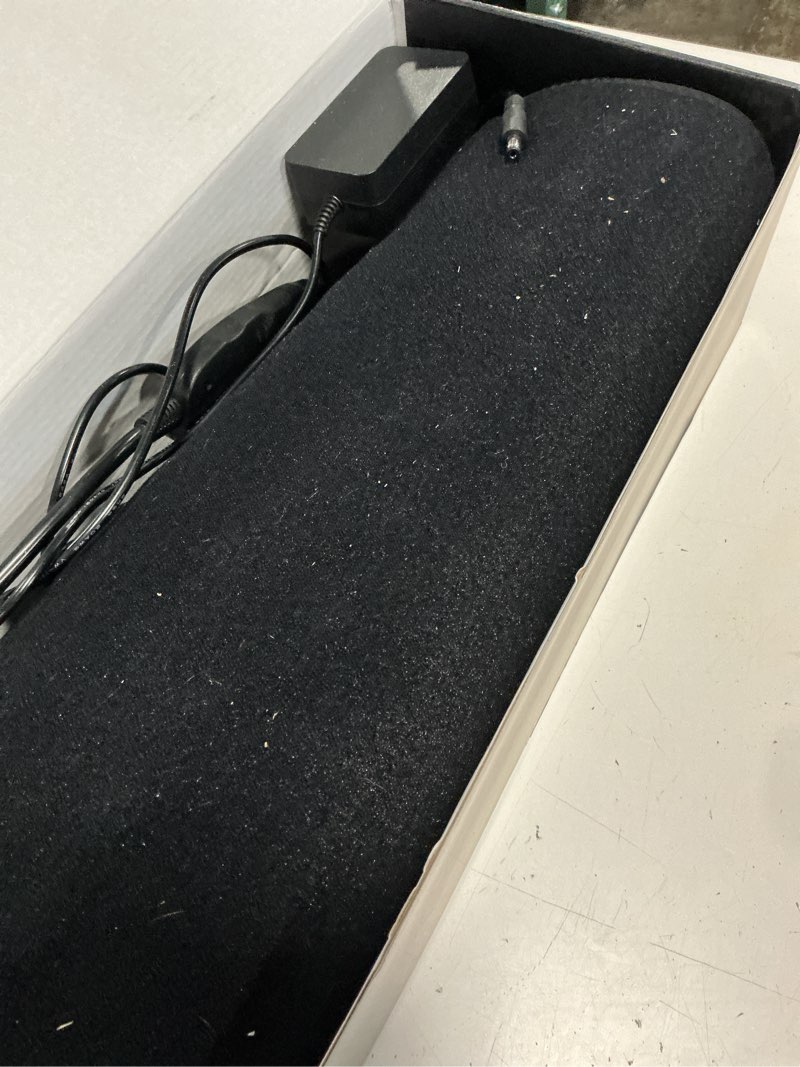 Condition photo showing As Is for litduck body red light therapy mat, eligible red light therapy blanket, 2in1 leds(660nm& 850nm), premium leather, adjustable timer & intensity 36.3"*15.8" (325leds)