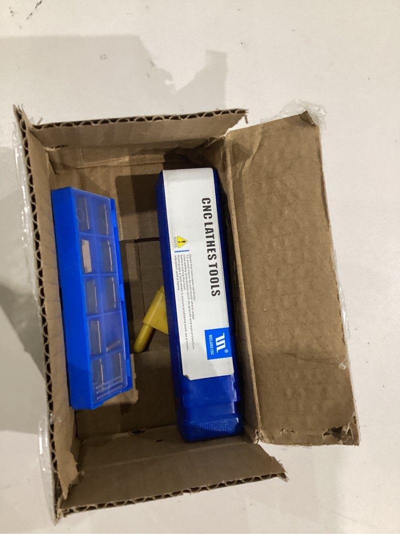 Condition photo showing New/Like New for lathe grooving tool holder grooving cut-off tool holder mgehr1212-2 with 11pcs mgmn200-g indexable carbide grooving inserts