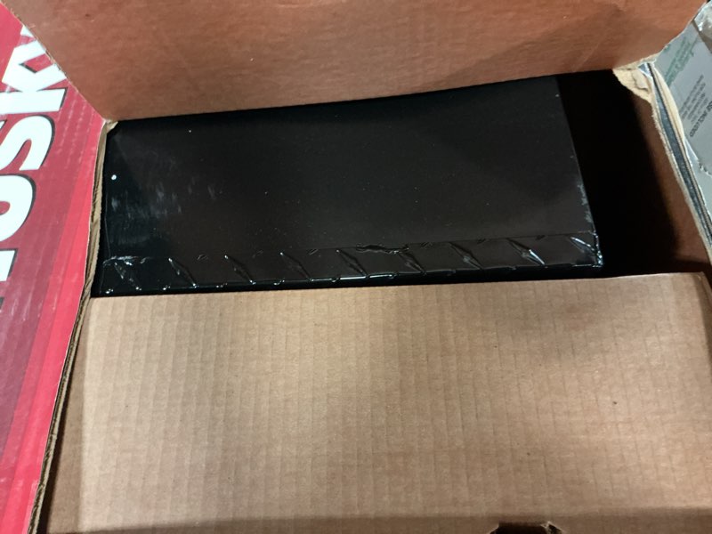 Condition photo showing Good Condition for 71.36 matte black aluminum full size crossbed truck tool box