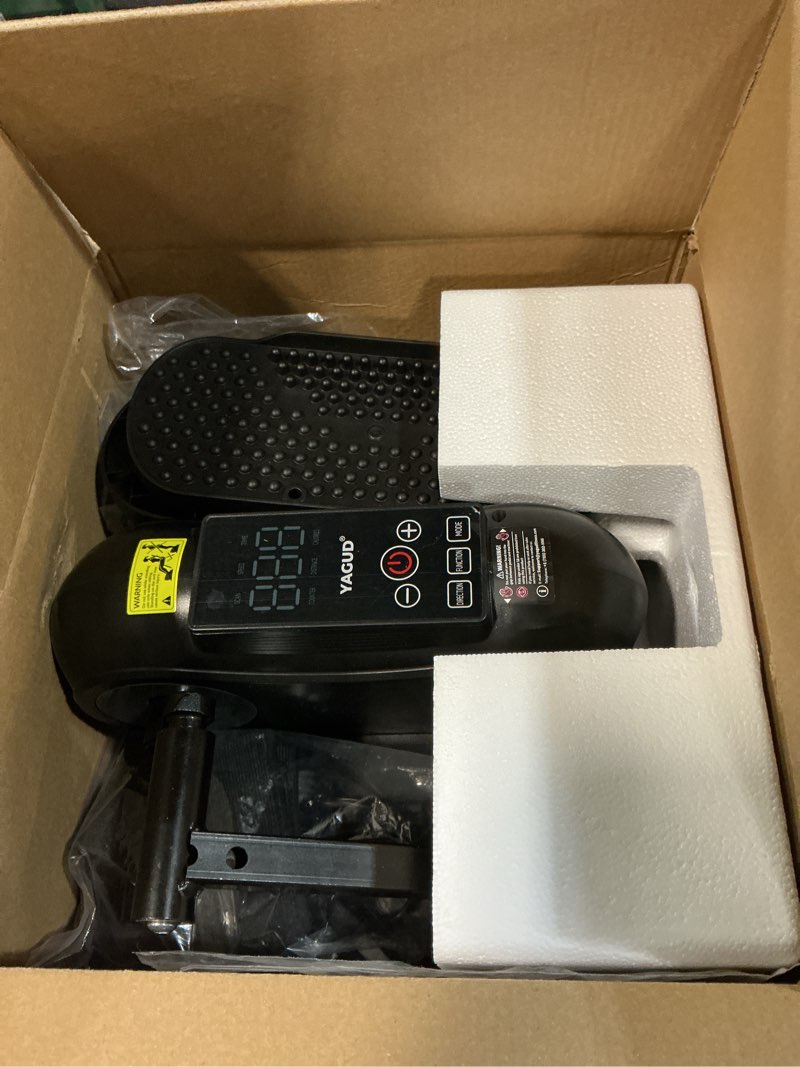 Condition photo showing Good Condition for Under Desk Elliptical Machine, Elliptical Leg Exerciser as Seen on TV for Senior with Remote Control, Portable Quiet Electric Seated Pedal and 12 Adjustable Speed, Black