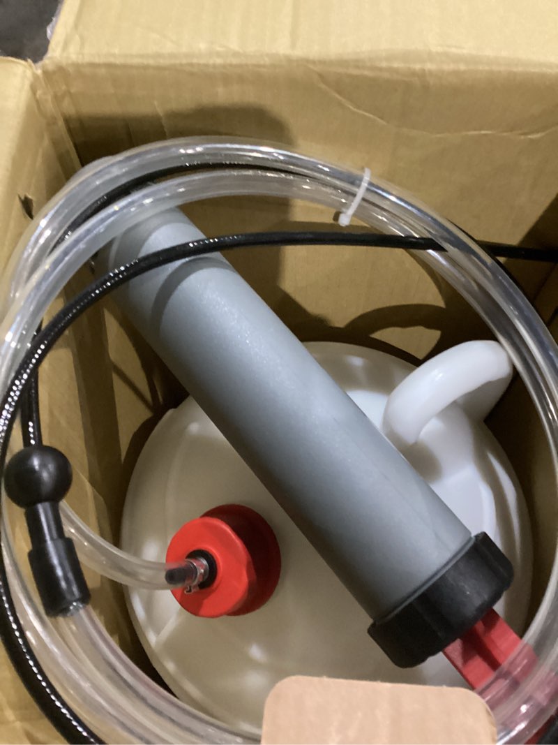 Condition photo showing As Is for EWK 6L Vacuum Oil Extractor Pump, Portable Fluid Extractor Oil Change Pump for Automotive, Marine Boat, Jet Ski, Fast Oil Change & Quick Drain Fluid Transfer Pump