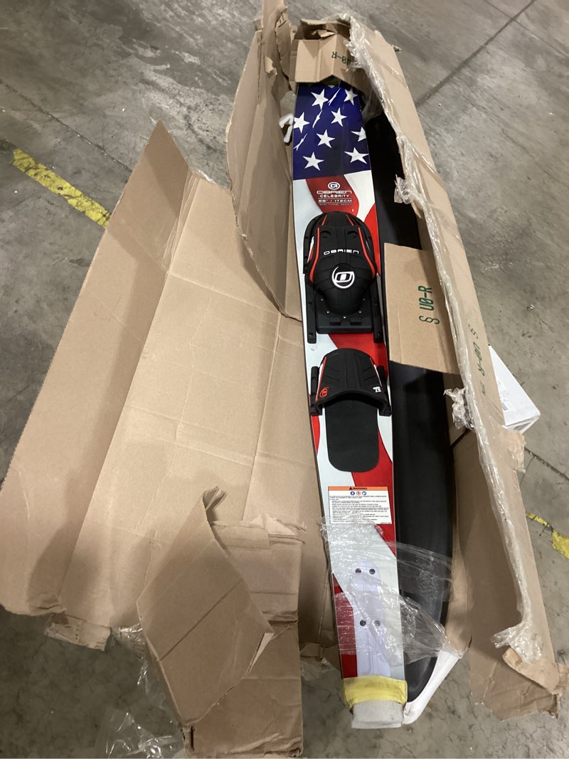 Condition photo showing Good Condition for O'Brien Celebrity 68" Combo Waterskis – Versatile Water Skis for All Skill Levels with Adjustable X-7 Bindings & Durable Construction MULTICOLOR 68"
