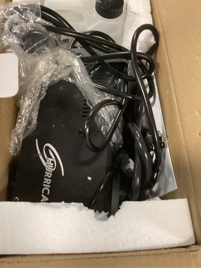 Condition photo showing As Is for chauvet lighting chauvet dj 700 hurricane fog machine, black (h700) 700 fog machine