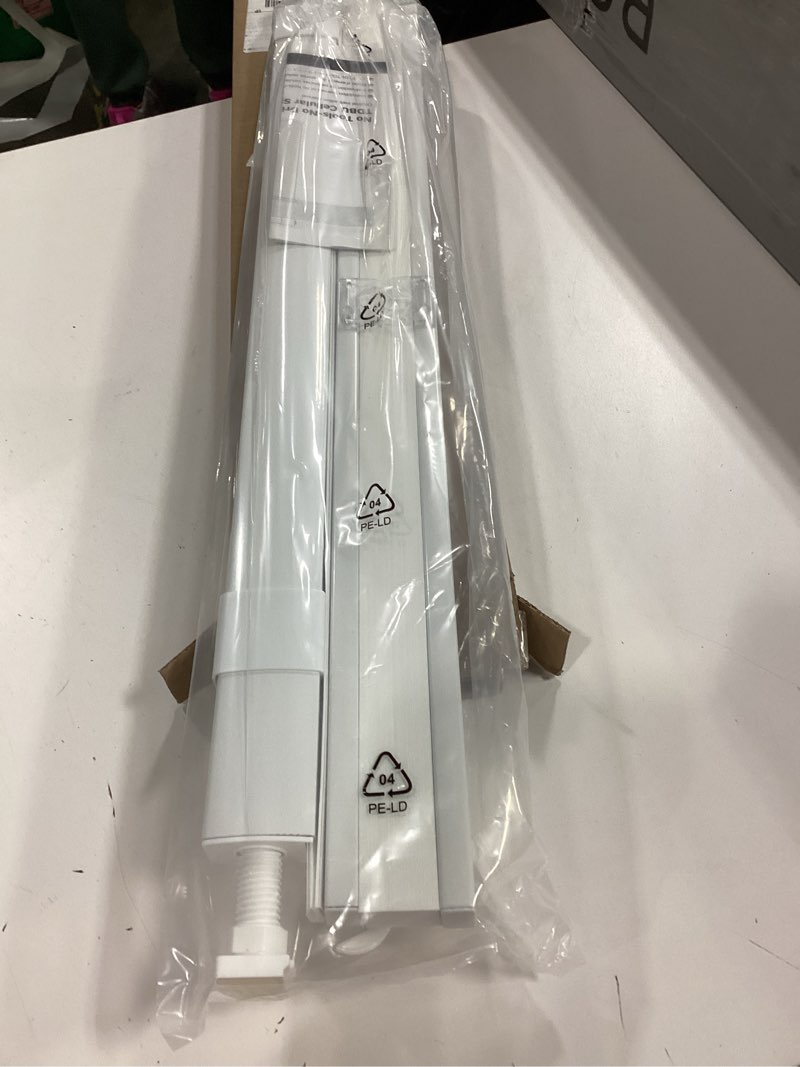 Condition photo showing Good Condition for LazBlinds No Tools No Drill Cordless Cellular Shades, Top Down Bottom Up (TDBU) Honeycomb Shades for Home, Light Filtering Thermal Insulation Blinds for Windows, 26" W x 64" H, White Light Filtering - White 26" W x 64" H