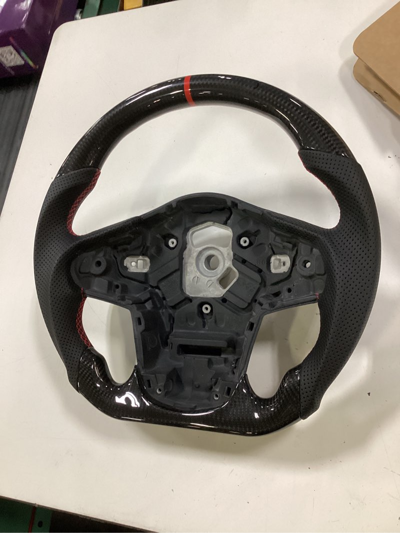 Condition photo showing Good Condition for d_shaped steering wheel, carbon fiber steering wheel fit for toyota supra gr 2020+, a90/a91 mkv