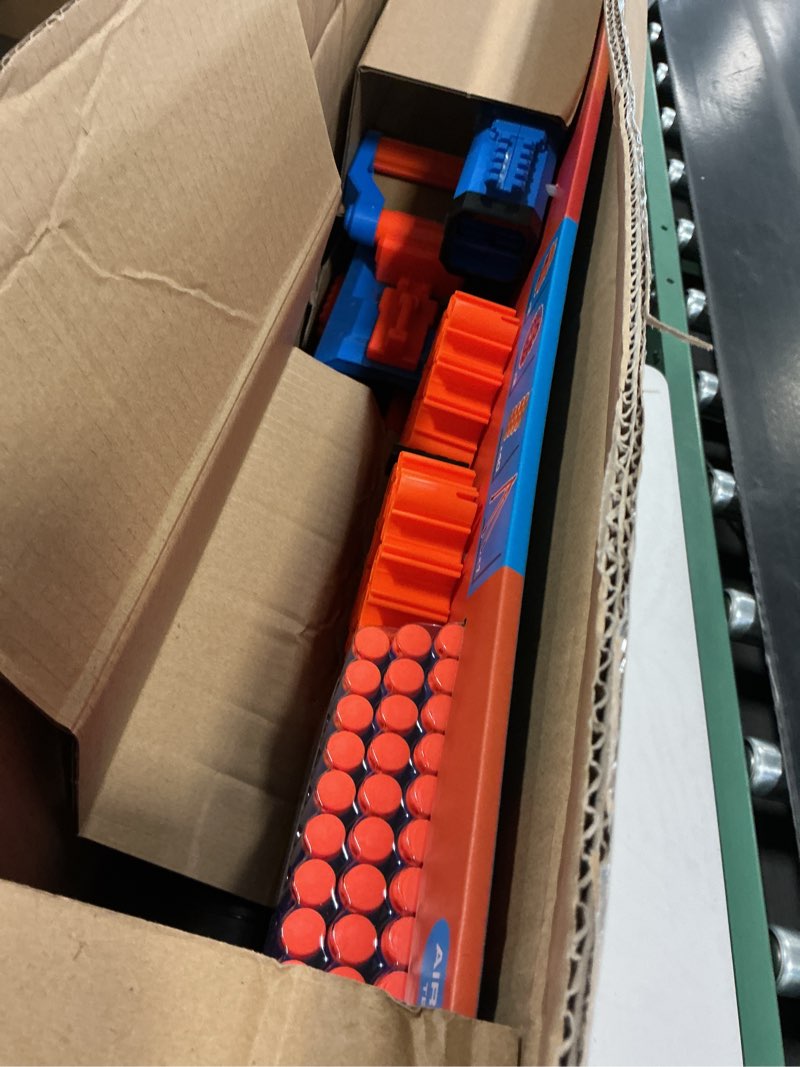 Condition photo showing Good Condition for X-Shot Insanity Motorized Rage Fire by ZURU 72 Darts, Air Pocket Technology Darts, Dart Storage, Blasting Power, Auto Feeding Belt, Tripod & Scope, Outdoor Toy for Boys, Girls, Teens, Adults