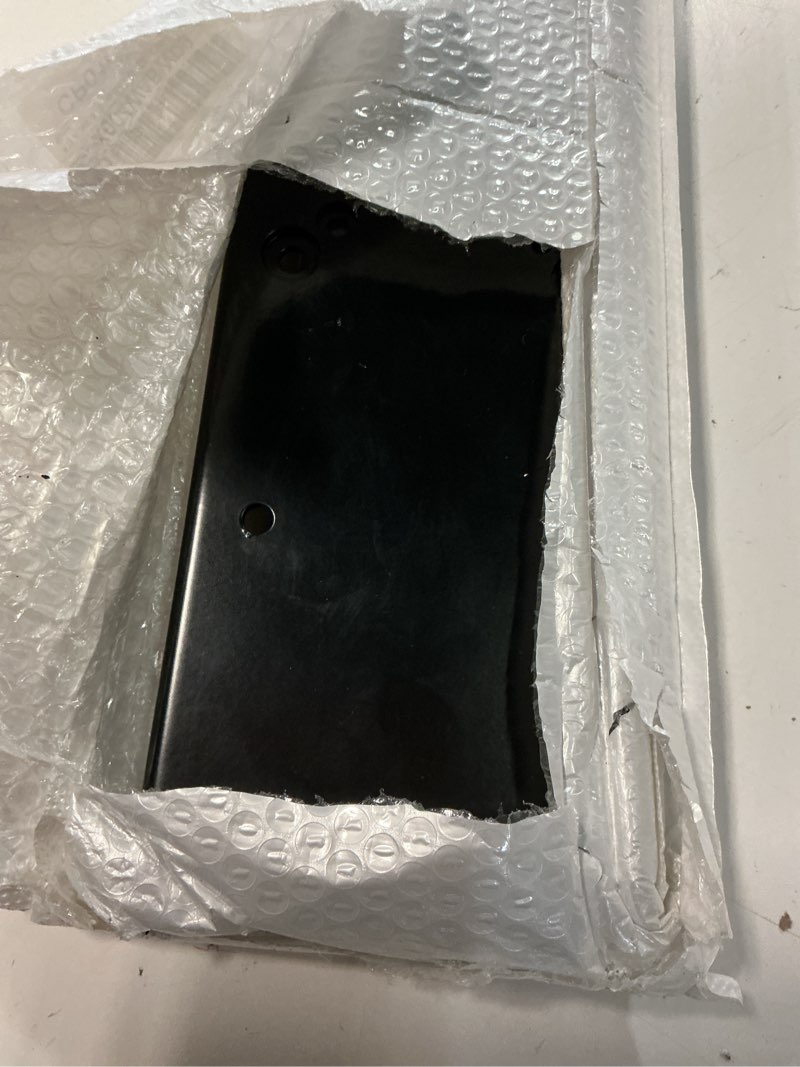 Condition photo showing As Is for mailbox spreader bar for three-mailbox applications? heavy-duty steel mailbox mounting bracket ? 3 mailbox adapter plate (31"x5") fit for 4x4 wood/metal posts mail box mounting for outside three mailbox spreader bar