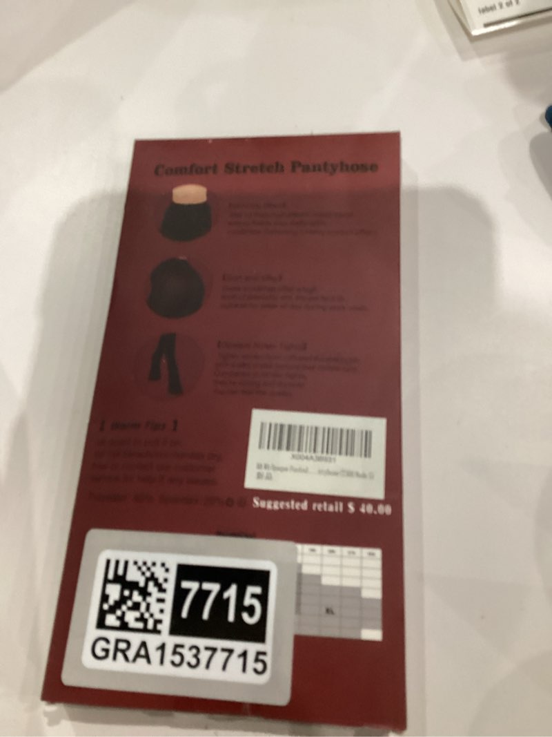 Condition photo showing As Is for HA WA Women's 80 Denier Opaque Tights, Warm Winter Tights Control Top Thick Nylon Pantyhose Small Footed Nude-1 Pairs