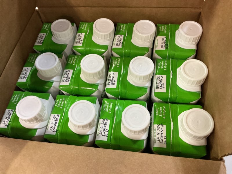 Condition photo showing New/Like New for (bbd:mar /18 /2026 )) orgain organic nutritional shake, vanilla bean - meal replacement, 16g protein, 20 vitamins & minerals, gluten free, soy free, kosher, non-gmo, 11 ounce, 12 count (packaging may vary) vanilla 11 fl oz (pack of 12)