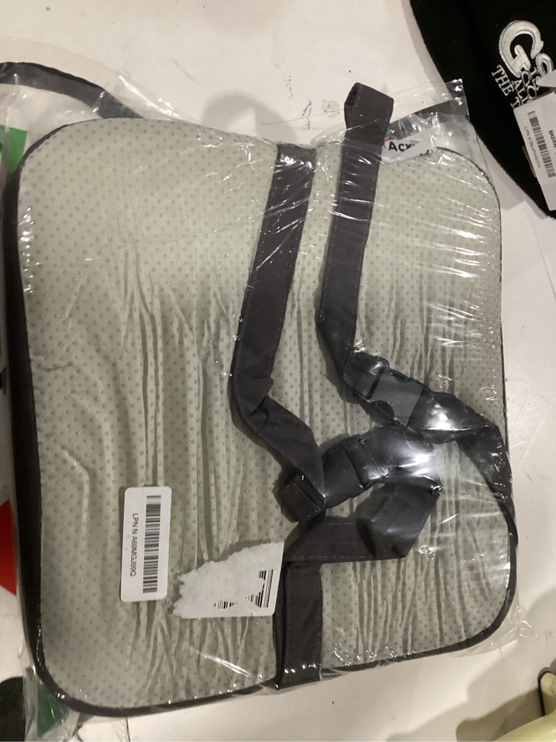 Toddler Booster Seat for Kitchen Chair, 3.5" Oxford Foam Cushion, Non-Slip Base, Adjustable Straps, 