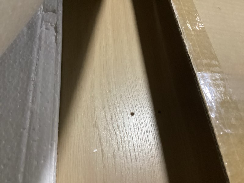 Condition photo showing As Is for Modway Render 48" Single Sink Compatible (Not Included) Bathroom Vanity Cabinet in Oak Oak 48 inches Single Sink