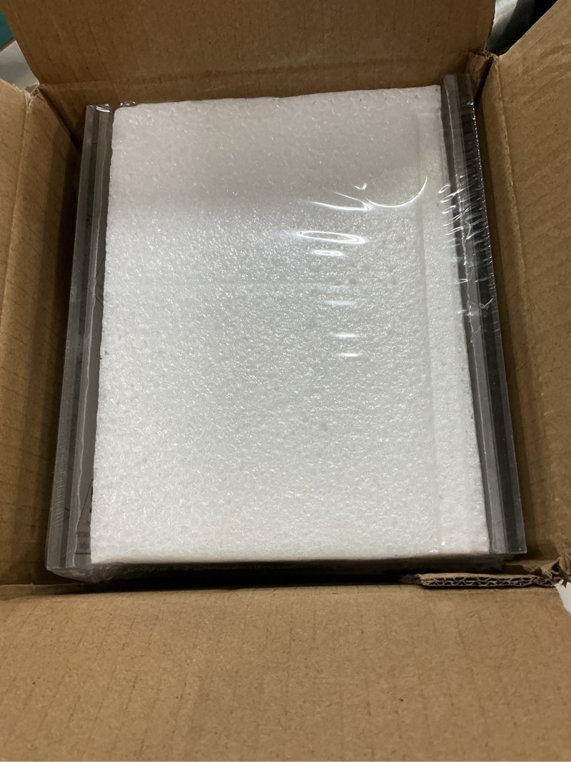 Condition photo showing New/Like New for Acrylic Sign Holder 7x5,6 Pack Clear Sign Holder Double Sided Table Menu Horizontal Desktop Display Stand Paper Flyer Holder Tabletop Sign Holder Suitable for Restaurants, Office, Store, Hotels Horizontal 6 Pack 7x5