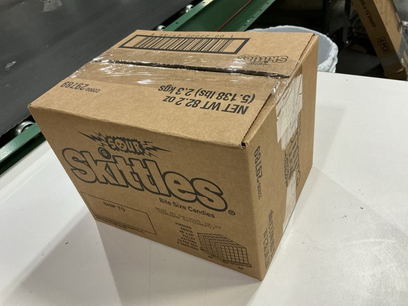 Condition photo showing New/Like New for (6 units)(4/2026)Bite Size Candies sour skittles 82.2 oz 