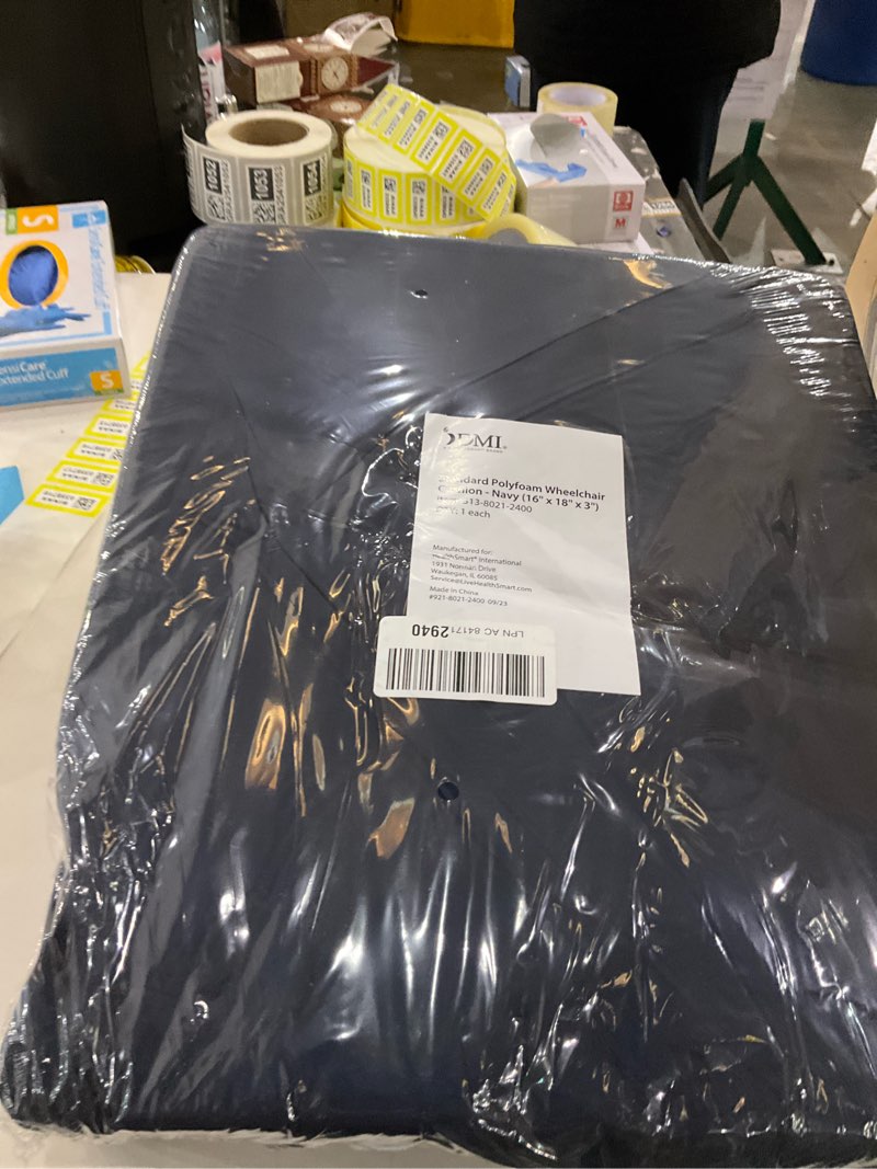 Condition photo showing New/Like New for DMI Seat and Chair Cushion for Office Chairs, Wheelchairs, Scooters, Kitchen Chairs or Car Seats, FSA HSA Eligible, for Support and Height while Reducing Stress on Back, Tailbone or Sciatica 3 Inch thick