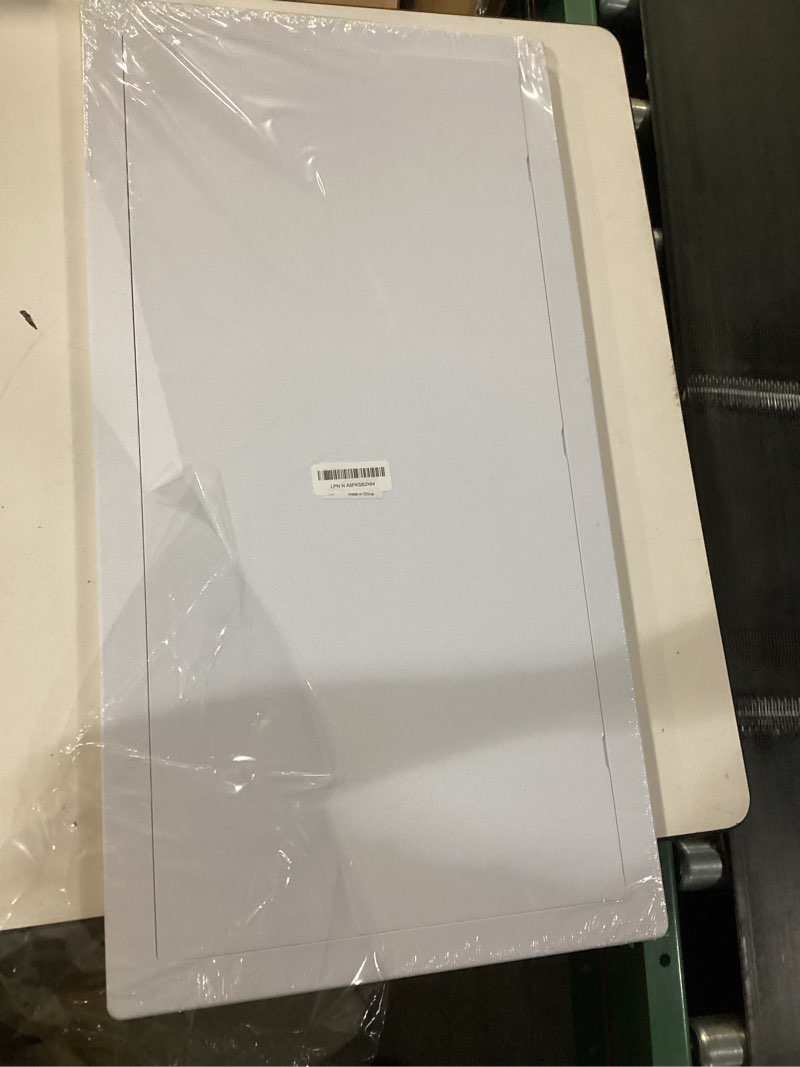 Condition photo showing New/Like New for suteck plumbing access panel for drywall ceiling 14 x 29 inch reinforced plastic wall access doors removable hinged white