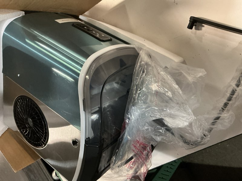 Condition photo showing Good Condition for euhomy smart nugget ice maker countertop, pebble ice maker machine with app/alexa control, 40lbs/24h, ready in 7 mins, self-cleaning, portable sonic ice makers with hanging ice scoop for home/office app black