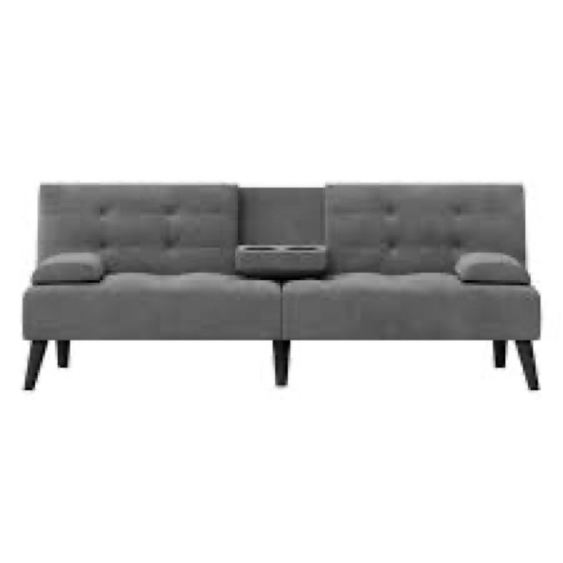 Aldiana 64.2" Convertible Futon Upholstered Sofa Bed