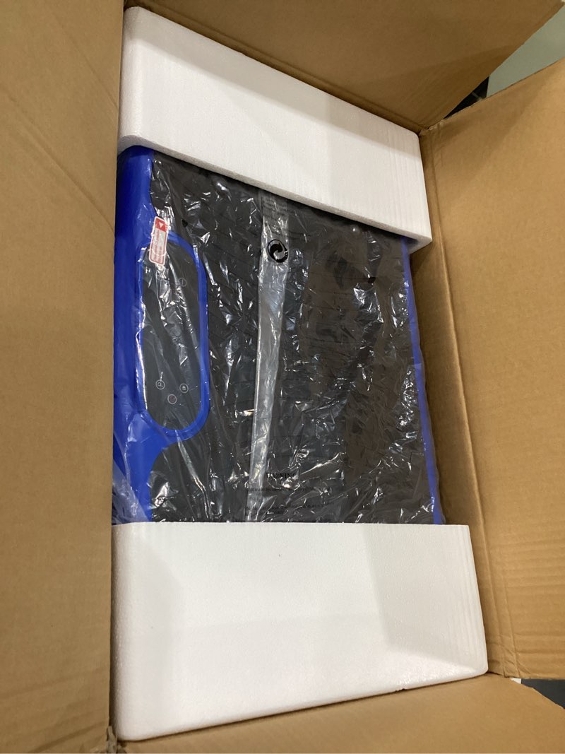 Condition photo showing New/Like New for Vibration Plate Exercise Machine, Vibration Plate for Lymphatic Drainage, Portable Sport Gym for Shaping Whole Body Muscle - Max User Weight 450 Lbs(Blue)