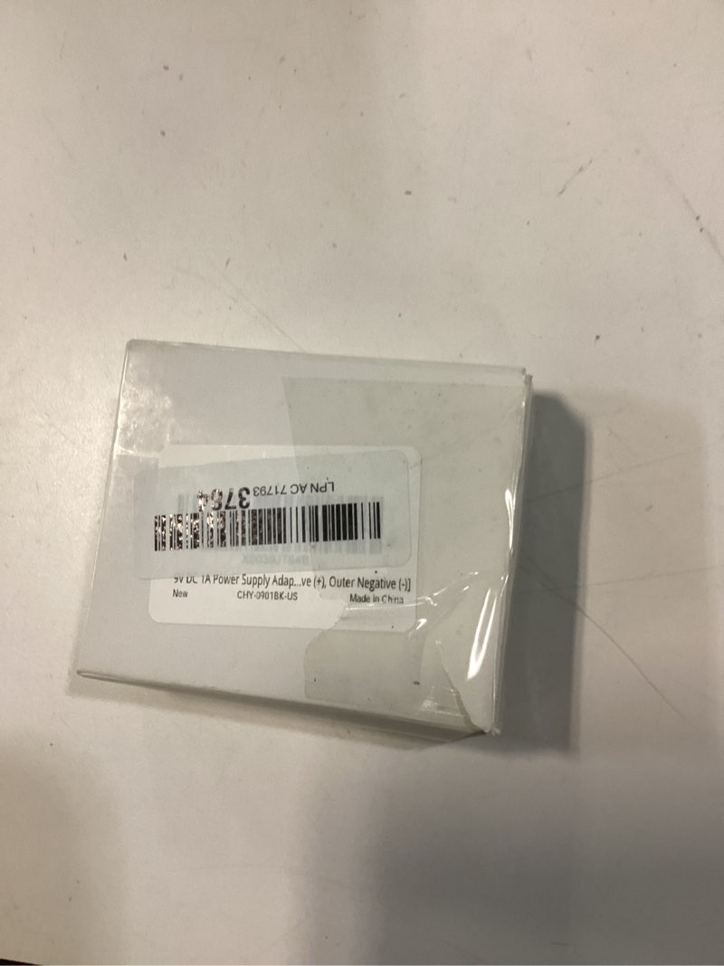 Condition photo showing New/Like New for 9V 1A AC DC 100V-240V Power Supply AC Adapter Cord Plug 5.5mm x 2.1mm & 2.5mm