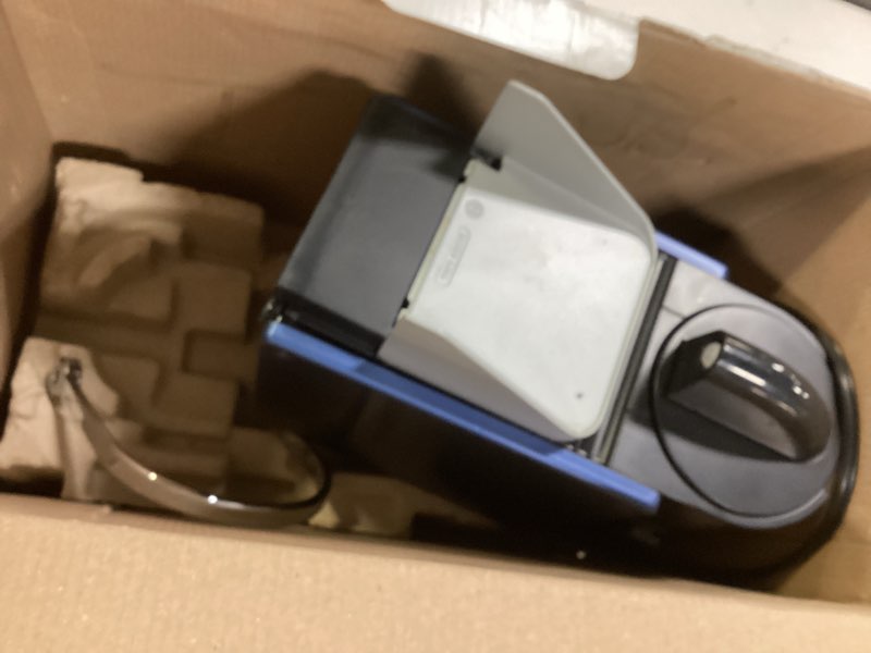 Condition photo showing As Is for Nespresso Pixie Espresso Machine by De'Longhi, Dark Blue