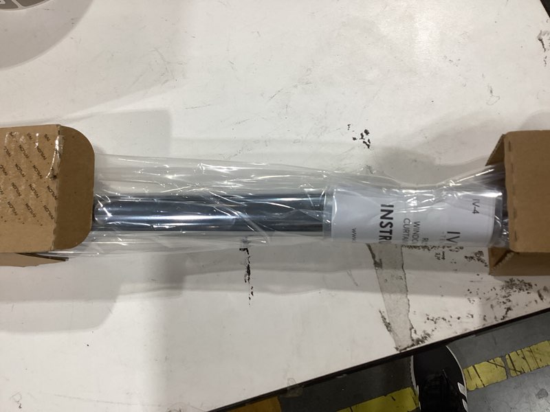 Condition photo showing Good Condition for ivilon tension curtain rod - spring tension rod for windows or shower, 24 to 36 inch. chrome 24" to 36" chrome