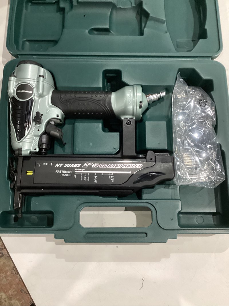 Condition photo showing Good Condition for metabo hpt 2-in 18 -gauge pneumatic straight brad nailer